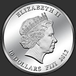 аверс 10 dolarů 2012 "Салют Победы"