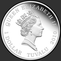 аверс 1$ (buck) 2010 "Рыцарь"