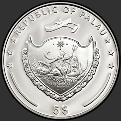 аверс 5 dolarjev 2012 "Клевер унция удачи"