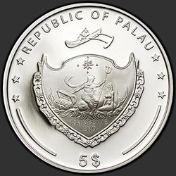 аверс 5 dolarjev 2011 "Врата храма Абу-Симбел"