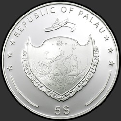 аверс 5 dollars 2007 "Серая Жемчужина"