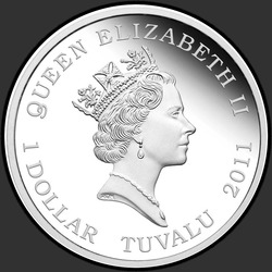 аверс 1$ (buck) 2011 "Корабль Санта-Мария"
