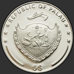 аверс 5 dollars 2010 "Эйфелева башня"
