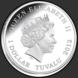 аверс 1$ (бак) 2012 "Паук"