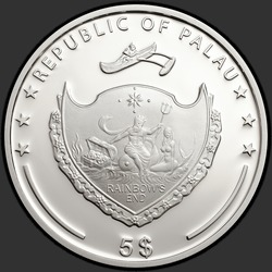 аверс 5 dolarjev 2014 "Клевер унция удачи"