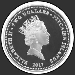 аверс $ 2 2011 "Год Кролика"