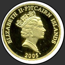 аверс 5 dollars 2005 "Корабль Баунти. Библия"