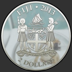 аверс $ 2 2013 "Собака Боксер"