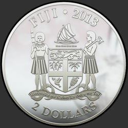 аверс 2 $ 2013 "Кошка Сфинкс"