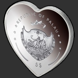 аверс 5 dolarjev 2009 "Сердце Всё для тебя"