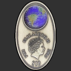 аверс 10 dolarů 2012 "Апокалипсис II. Атлант"