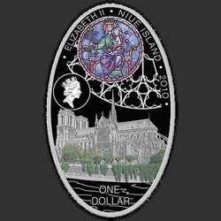 аверс 1$ (бак) 2010 "Нотр-Дам де Пари"
