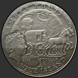 аверс 1$ (бак) 2008 "Гданьск"