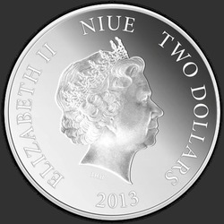 аверс $ 2 2013 "Доктор Кто"
