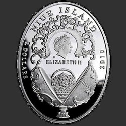 аверс $ 2 2010 "Яйцо Фаберже. Ландыши"