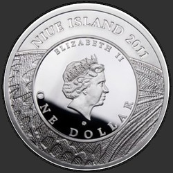 аверс 1$ (бак) 2011 "Бабочка Голубянка арион"