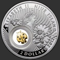 аверс $ 2 2012 "Божья коровка"