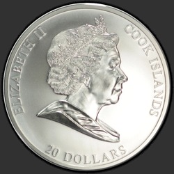 аверс 20 dollars 2008 "Рождение Венеры"