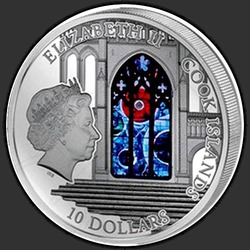 аверс 10 dolarjev 2014 "Вашингтонский кафедральный собор"