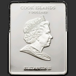 аверс 5 dolarjev 2010 "Икона святая Троица"