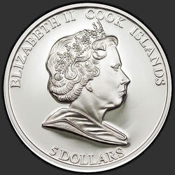 аверс 5 dolarjev 2009 "Мир цветов. Фиалка"
