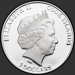 аверс 5 dolarjev 2012 "Метеорит Сеймчан"