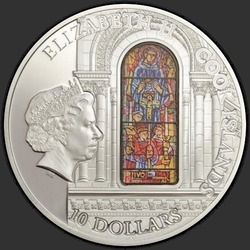 аверс 10 dolarjev 2014 "Базилика Сакре-Кёр"