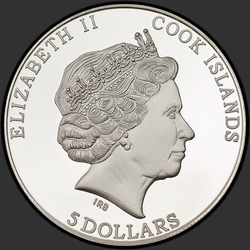 аверс 5 dolarjev 2013 "Носорог"