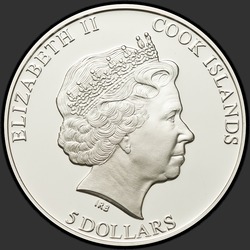 аверс 5 dolarjev 2012 "Дмитрий Менделеев"
