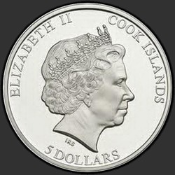 аверс 5 dolarjev 2011 "Королевская кобра"