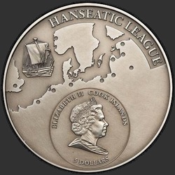 аверс 5 dolarjev 2010 "Калининград"