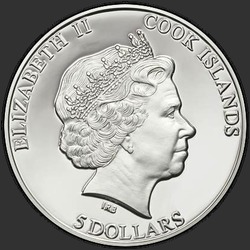 аверс 5 dolarjev 2011 "Метеорит Моунионалуста"