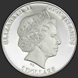 аверс 5 dolarjev 2013 "Вивьен Ли"