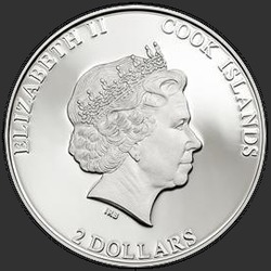аверс $ 2 2014 "Дикий кабан"