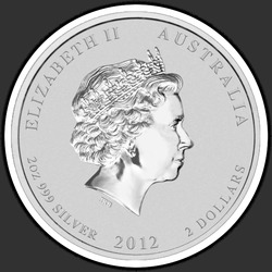 аверс 2 $ 2012 "Год Дракона"