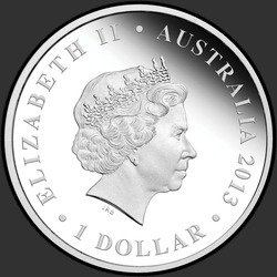 аверс 1$ (buck) 2013 "Диджериду"