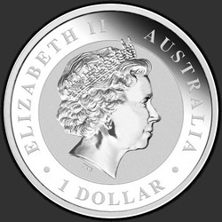 аверс 1$ (buck) 2012 "Спящая коала"
