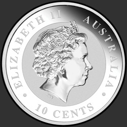 аверс 10¢ (dime) 2013 "Коала"