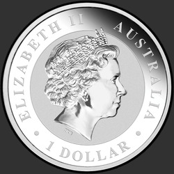 аверс 1$ (buck) 2012 "Спящая коала"