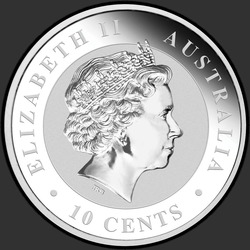 аверс 10¢ (dime) 2011 "Коалы"