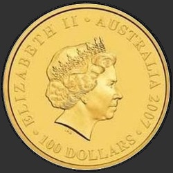 аверс 100 dolarjev 2007 "Бриллиантовая свадьба"