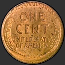 реверс 1¢ (penny) 1915 "EE.UU. - 1 Cent / 1915 - D"