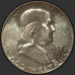 аверс 50¢ (half) 1957 "USA - 50 Cents (Half Dollar) / 1957 - P"