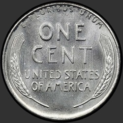 реверс 1¢ (penny) 1943 "미국 - 1 센트 / 1943 - S"