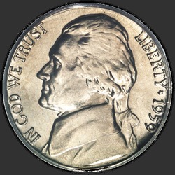 аверс 5¢ (nickel) 1959 "USA - 5 Cents / 1959 - D"