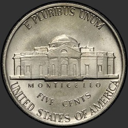 реверс 5¢ (nickel) 1979 "USA - 5 Cents / 1979 - P"