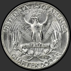 реверс 25¢ (квотер) 1955 "USA - Quarter / 1955 - P"