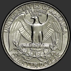 реверс 25¢ (quarter) 1992 "USA - Quarter / 1992 - P"