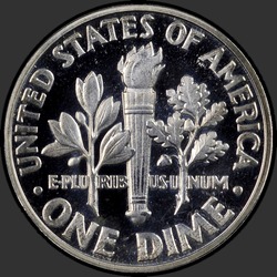 реверс 10¢ (дайм) 1961 "USA - Dime / 1961 - Proof"