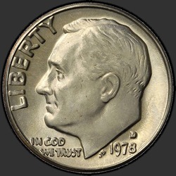 аверс 10¢ (dime) 1978 "미국 - 다임 / 1978 - D"